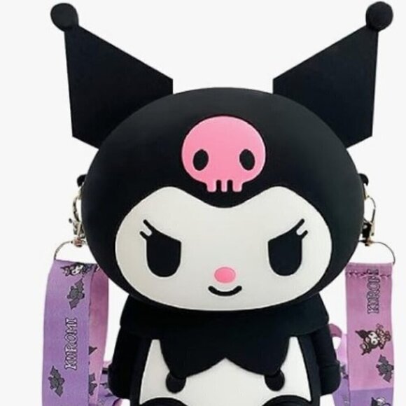 NEW KUROMI SILICONE CROSSBODY SHOULDER BAG PURSE - Picture 6 of 9